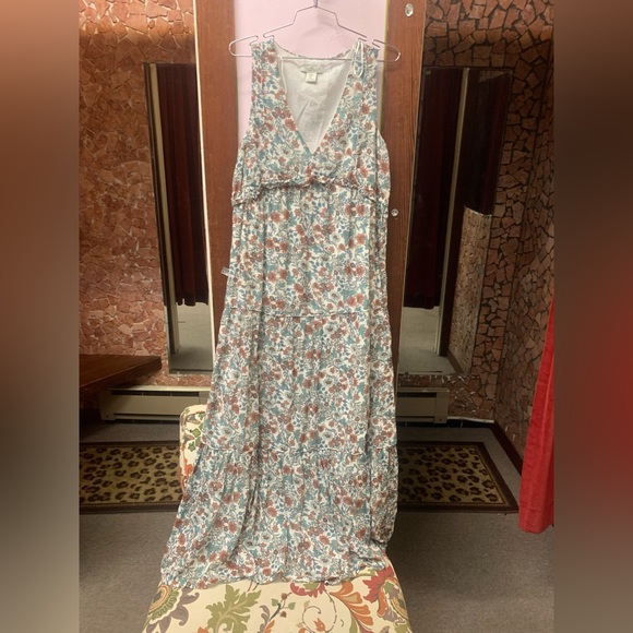 Looks new as always Floral Sleeveless Maxi Dress - Picture 1 of 10